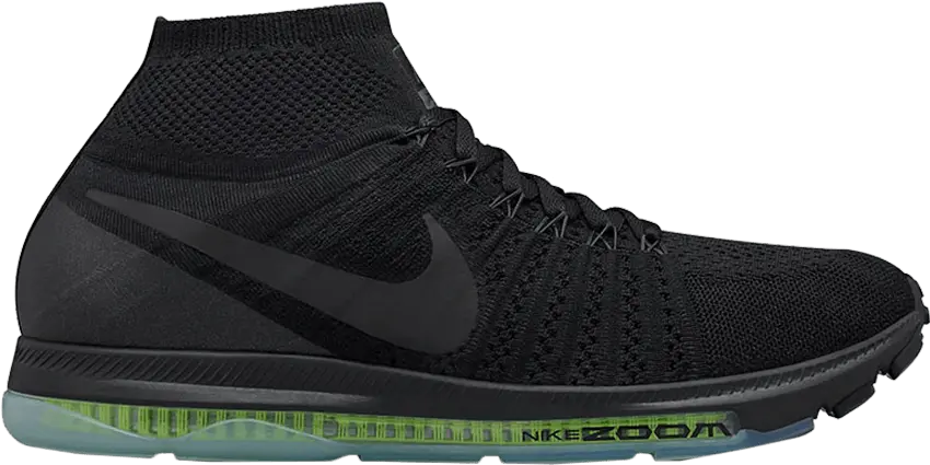  Nike Zoom All Out Flyknit &#039;Black Volt&#039;
