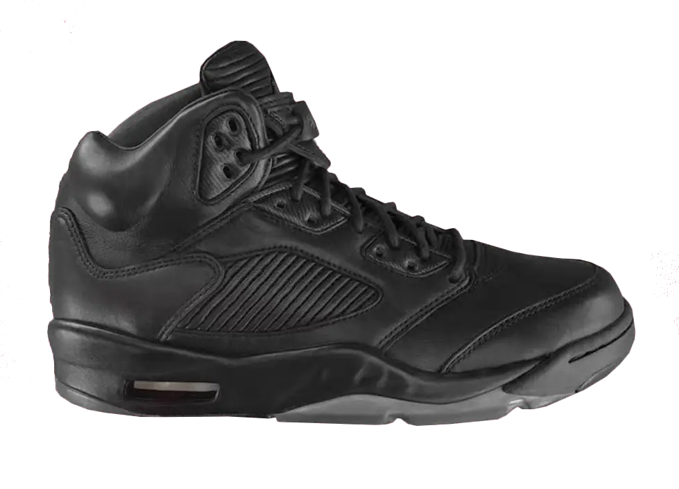  Jordan 5 Retro Premium Triple Black