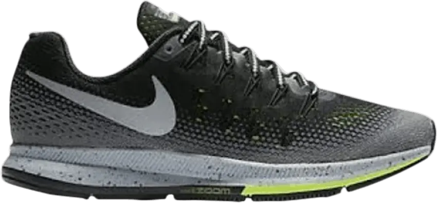 Nike Wmns Air Zoom Pegasus 33 Shield &#039;Black Silver&#039;