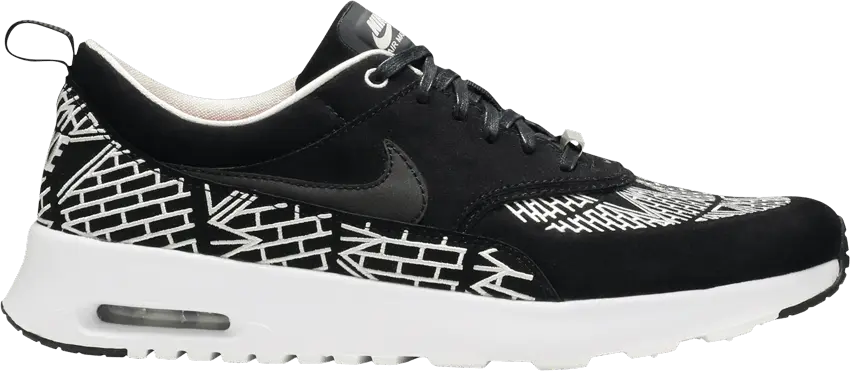  Nike Air Max Thea Lotc Qs Black Black White (Women&#039;s)