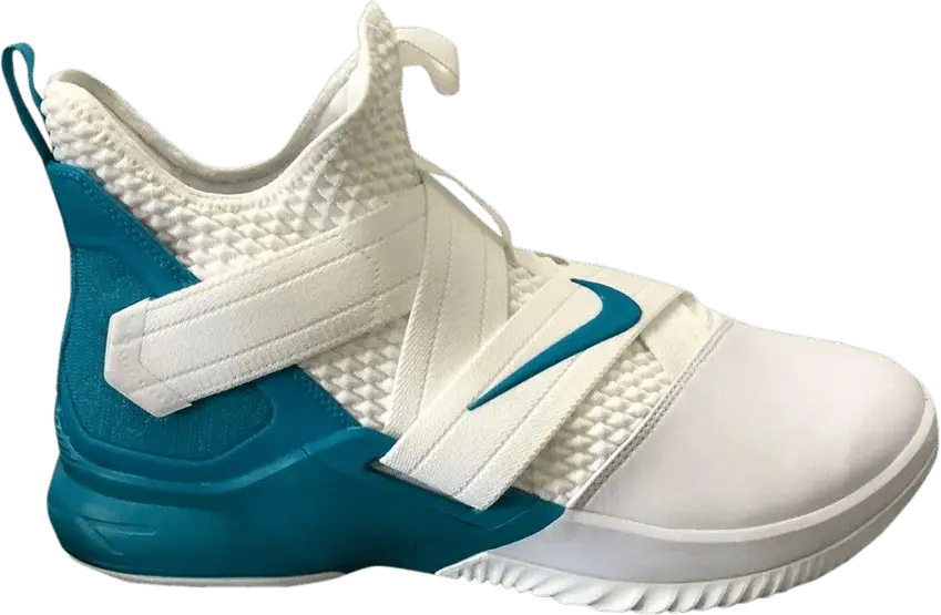  Nike LeBron Soldier 12 TB &#039;White Turquoise&#039;