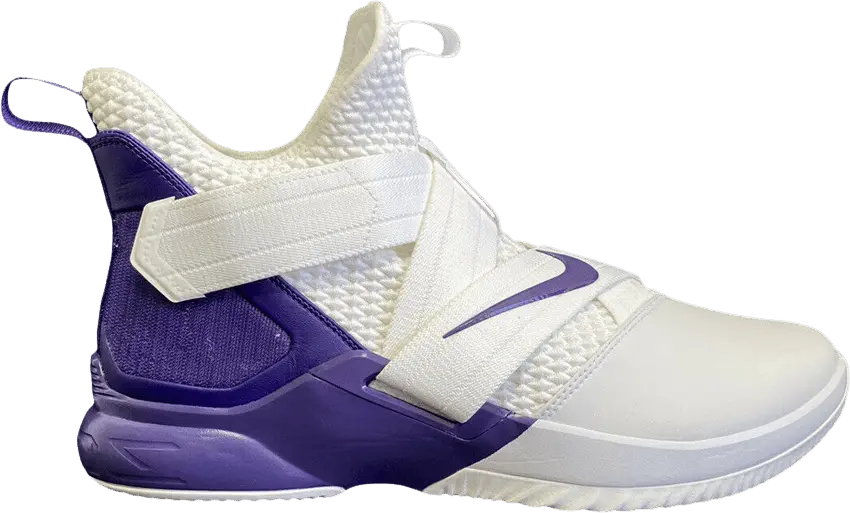  Nike LeBron Soldier 12 TB &#039;White Court Purple&#039;