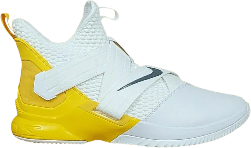  Nike LeBron Soldier 12 TB &#039;White Varsity Maize&#039;
