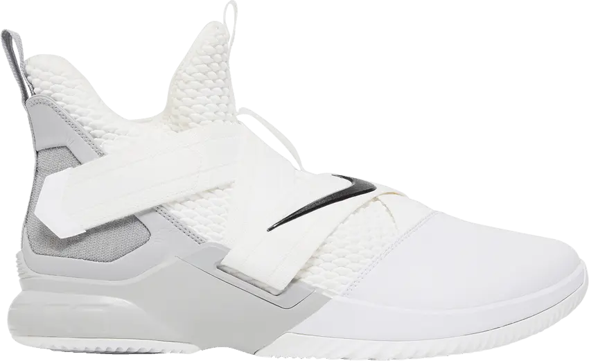  Nike LeBron Soldier 12 TB &#039;White Grey&#039;