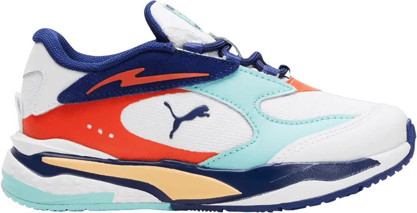  Puma RS-Fast Court Side White Peach (PS)