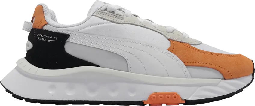  Puma Wild Rider Rollin &#039;White Vibrant Orange&#039;