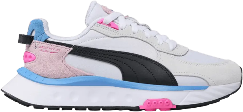  Puma Wild Rider &#039;Rollin&#039; - White Pink Lady&#039;