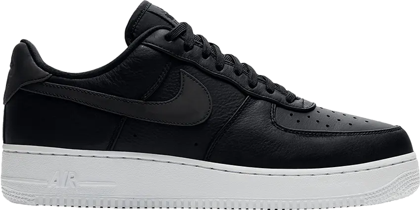  Nike Air Force 1 Low &#039;07 PRM Black Black White