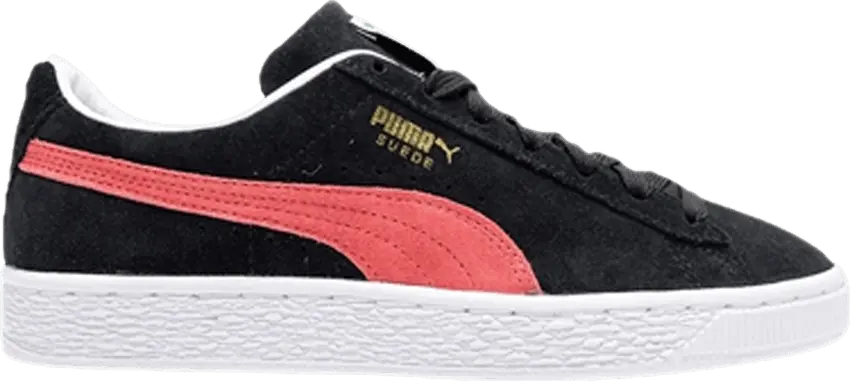  Puma Suede Classic 21 Black Paradise Pink (Women&#039;s)