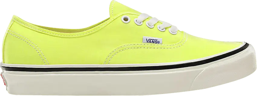  Vans Authentic 44 DX &#039;Anaheim Factory - Yellow Neon&#039;