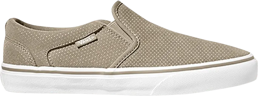  Vans Wmns Asher Deluxe &#039;Suede Gold Dot - Desert Taupe&#039;