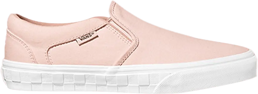  Vans Wmns Asher Deluxe &#039;Checker Emboss Tape - Heavenly Pink&#039;