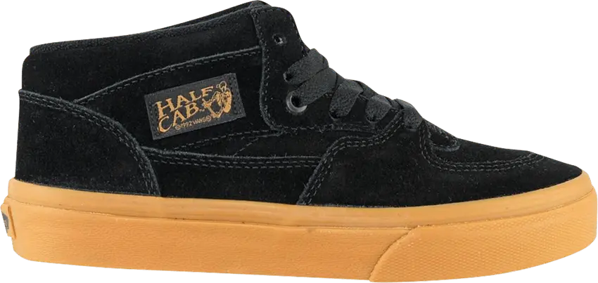 Vans Half Cab Kids &#039;Black Gum&#039;