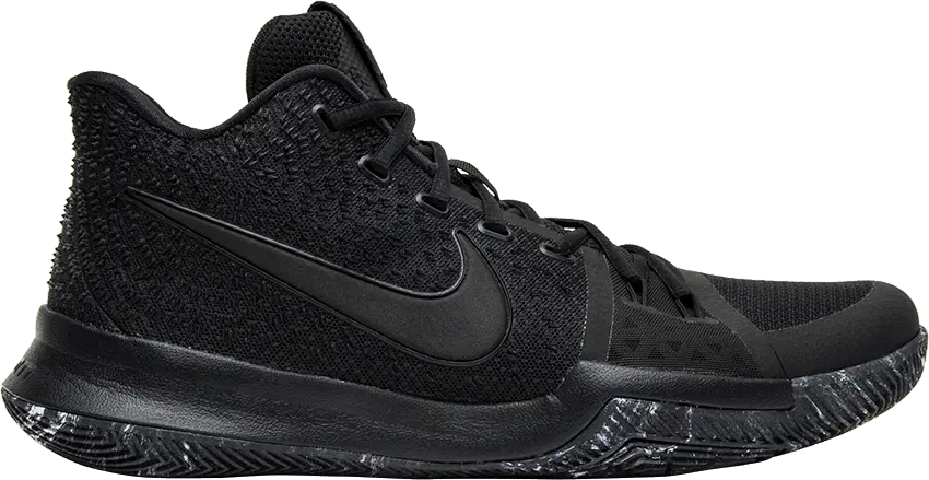  Nike Kyrie 3 Triple Black