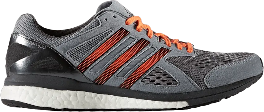  Adidas Adizero Tempo 8 &#039;Grey Energy Orange&#039;