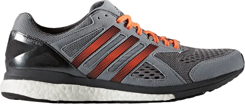 Adidas Adizero Tempo 8 &#039;Grey Energy Orange&#039;