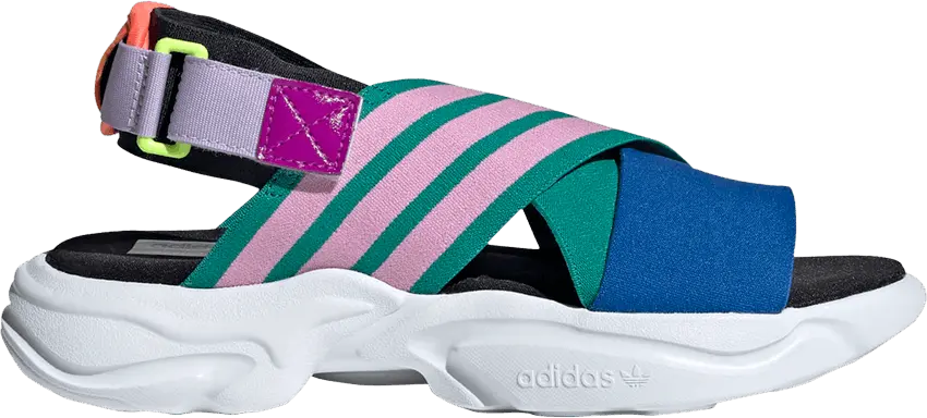 Adidas Wmns Magmur Sandal &#039;Glory Green Pink Blue&#039;