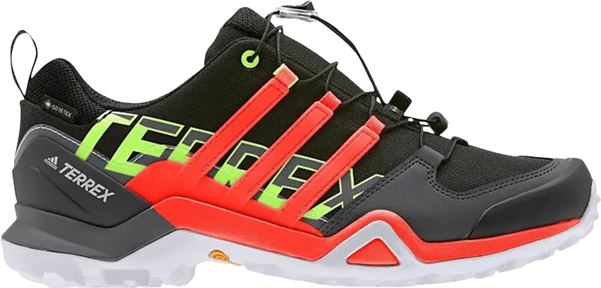  Adidas Terrex Swift R2 GORE-TEX &#039;Black Solar Red Green&#039;