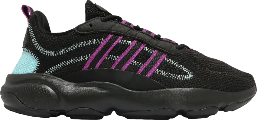 Adidas Wmns Haiwee &#039;Black Vivid Pink&#039;