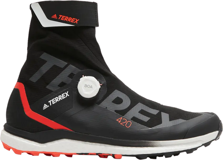Adidas Terrex Agravic Tech Pro Trail &#039;Black Solar Red&#039;