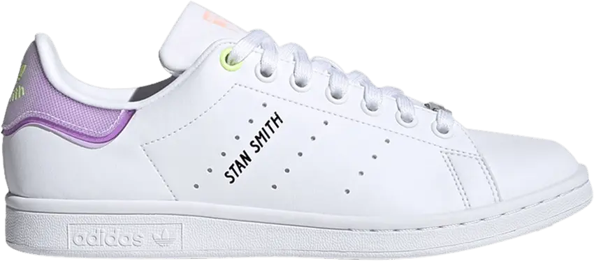  Adidas Wmns Stan Smith &#039;White Purple Lime&#039;