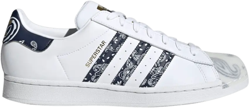  Adidas Superstar &#039;Bandana - White Collegiate Navy&#039;
