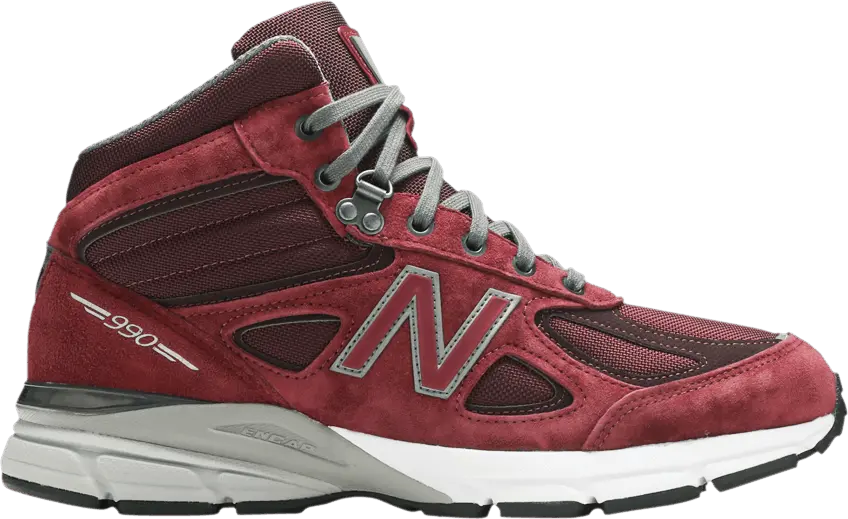  New Balance 990v4 Mid Made in USA &#039;Burgundy&#039;