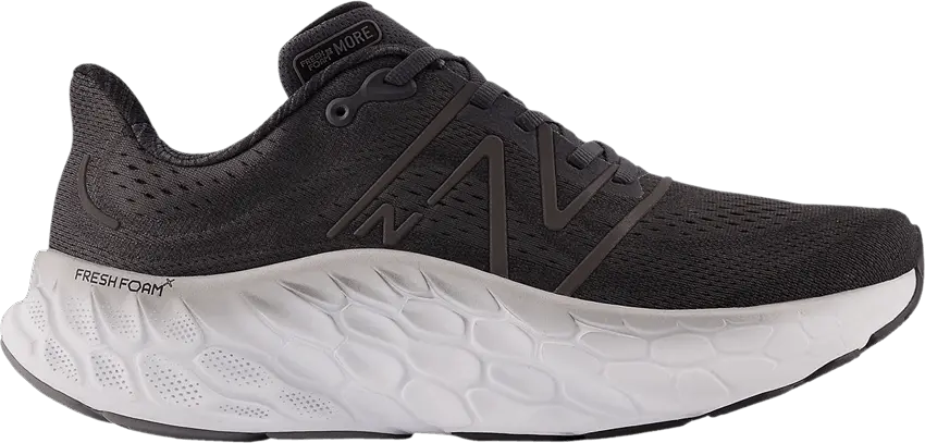  New Balance Fresh Foam X More v4 4E Wide &#039;Black Phantom&#039;