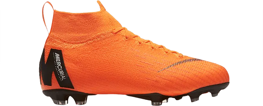  Nike Mercurial Superfly 6 Elite FG GS &#039;Total Orange&#039;