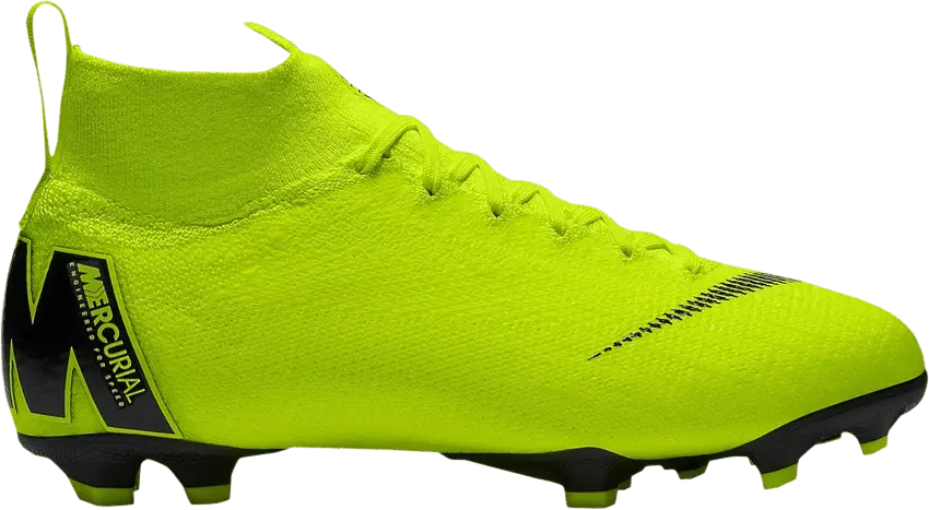  Nike Mercurial Superfly 6 Elite FG GS &#039;Volt&#039;