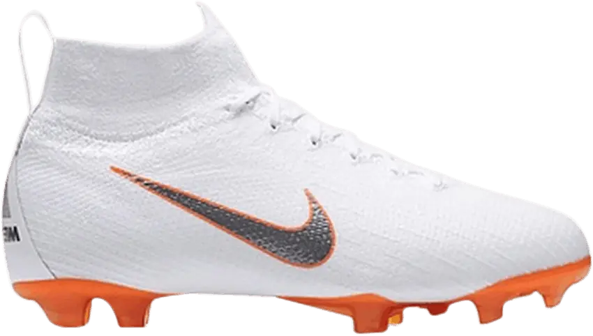  Nike Mercurial Superfly 360 Elite GS &#039;White Total Orange&#039;