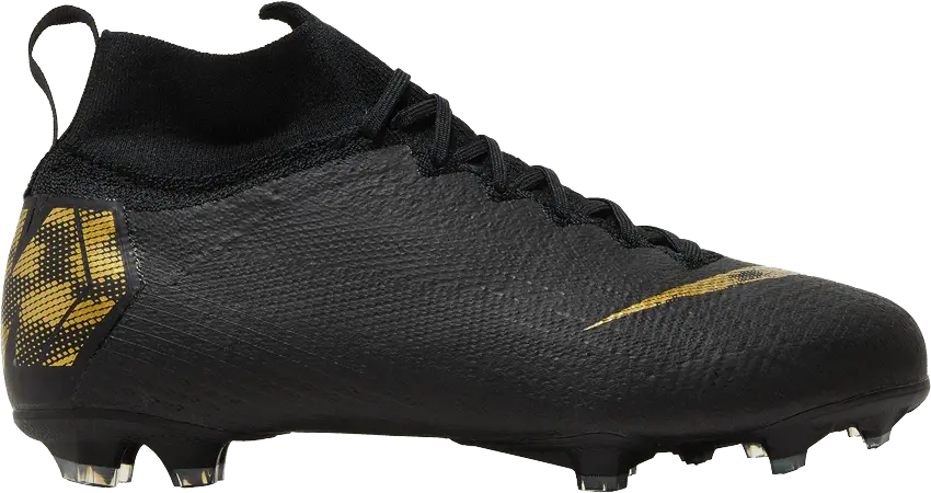  Nike Mercurial Superfly 6 Elite FG GS &#039;Black Gold&#039;