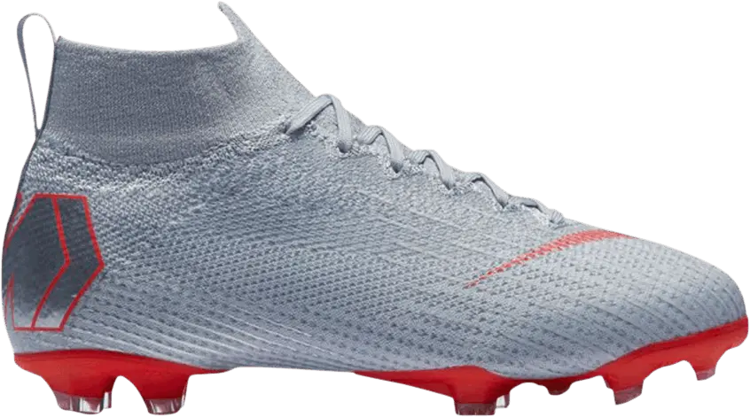  Nike Mercurial Superfly 6 Elite FG GS &#039;Wolf Grey&#039;