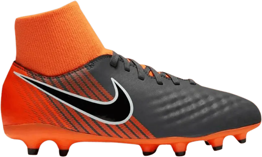  Nike Magista Obra 2 Academy DF FG GS &#039;Dark Grey Orange&#039;