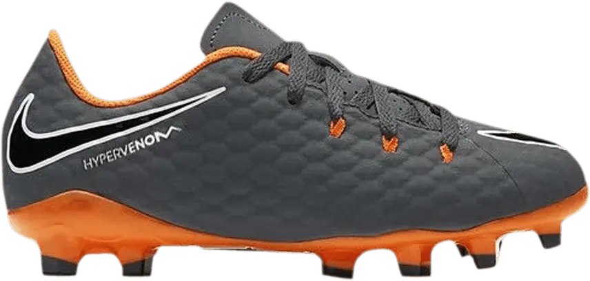 Nike Hypervenom Phantom 3 Academy FG GS &#039;Dark Grey Orange&#039;