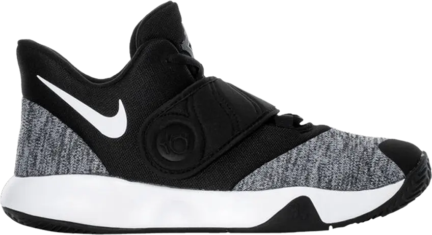  Nike KD Trey 5 VI GS &#039;Black White&#039;