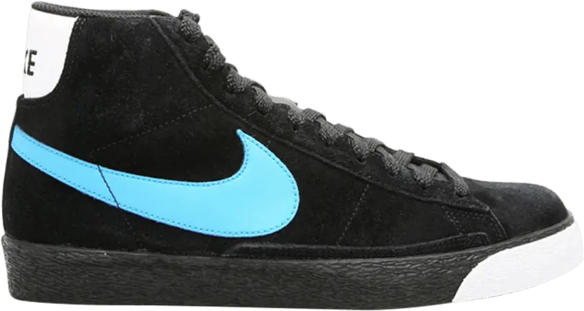  Nike Blazer High Black/Vivid Blue-White