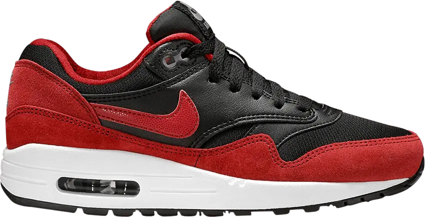  Nike Air Max 1 Black Gym Red