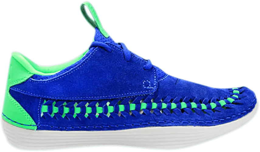 Nike Solarsoft Moccasin Premium Woven &#039;Hyper Blue Green&#039;