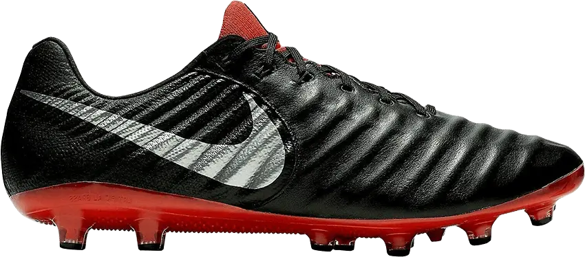  Nike Tiempo Legend 7 Elite AG Pro &#039;Black Metallic Silver&#039;