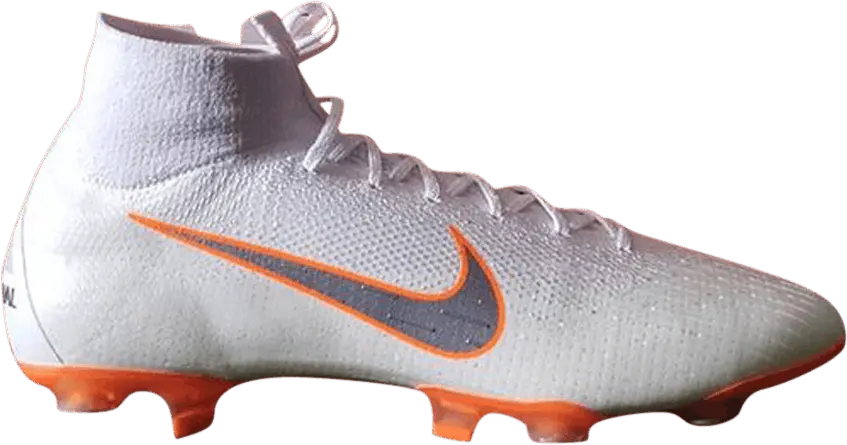  Nike Mercurial Superfly 6 Elite DF SG Pro &#039;White Total Orange&#039;