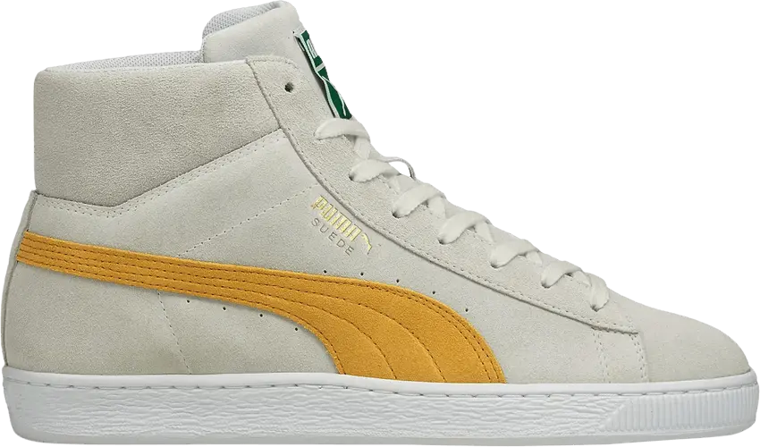  Puma Suede Mid 21 &#039;White Mineral Yellow&#039;