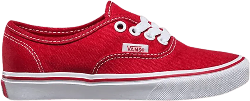 Vans Authentic Lite Kids &#039;Red&#039;