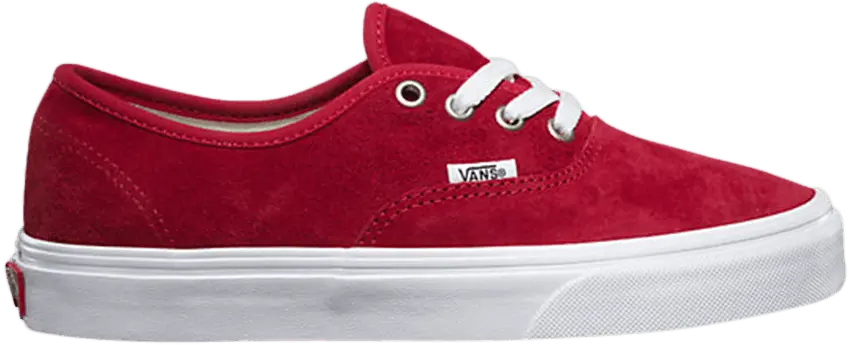  Vans Authentic Pig Suede &#039;Scooter Red&#039;