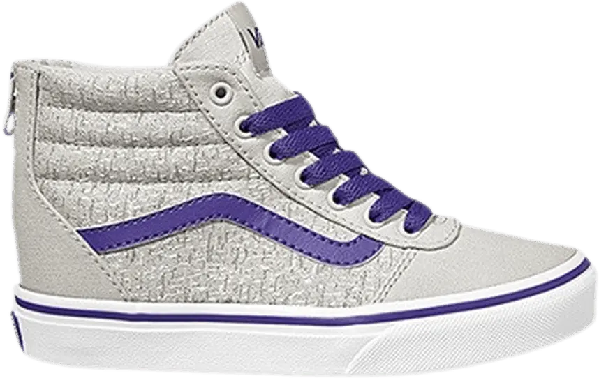  Vans Ward High Zip Kids &#039;Menswear - Antartica Heliotrope&#039;