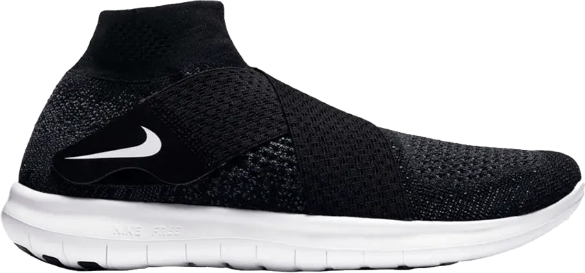 Nike Wmns Free RN Motion Flyknit 2017 &#039;Black&#039;