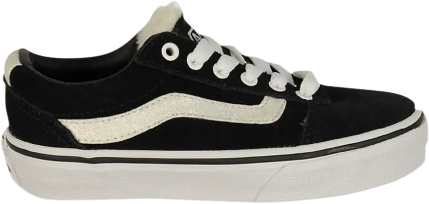  Vans Ward Kids &#039;Weatherized - Black Glitter&#039;