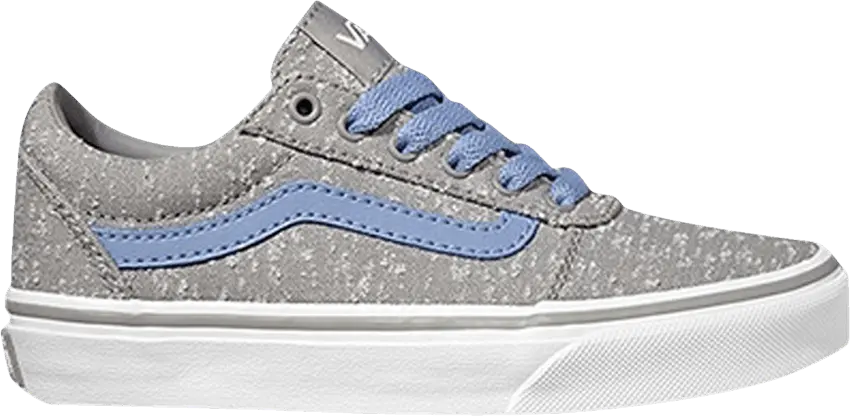  Vans Ward Kids &#039;Marled Canvas - Grey Lavender Lustre&#039;