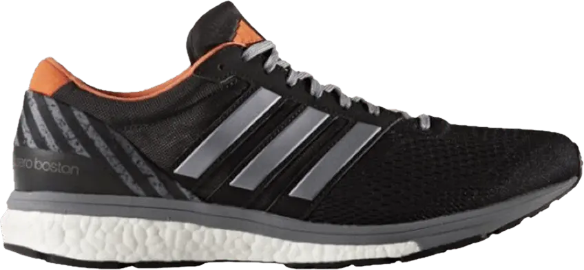  Adidas Adizero Boston 6 GFX &#039;Black Energy Orange&#039;