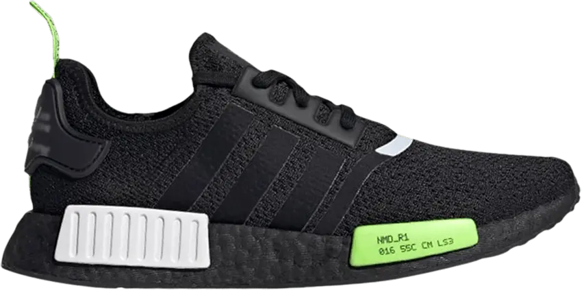  Adidas NMD_R1 &#039;Black Signal Green&#039; Sample